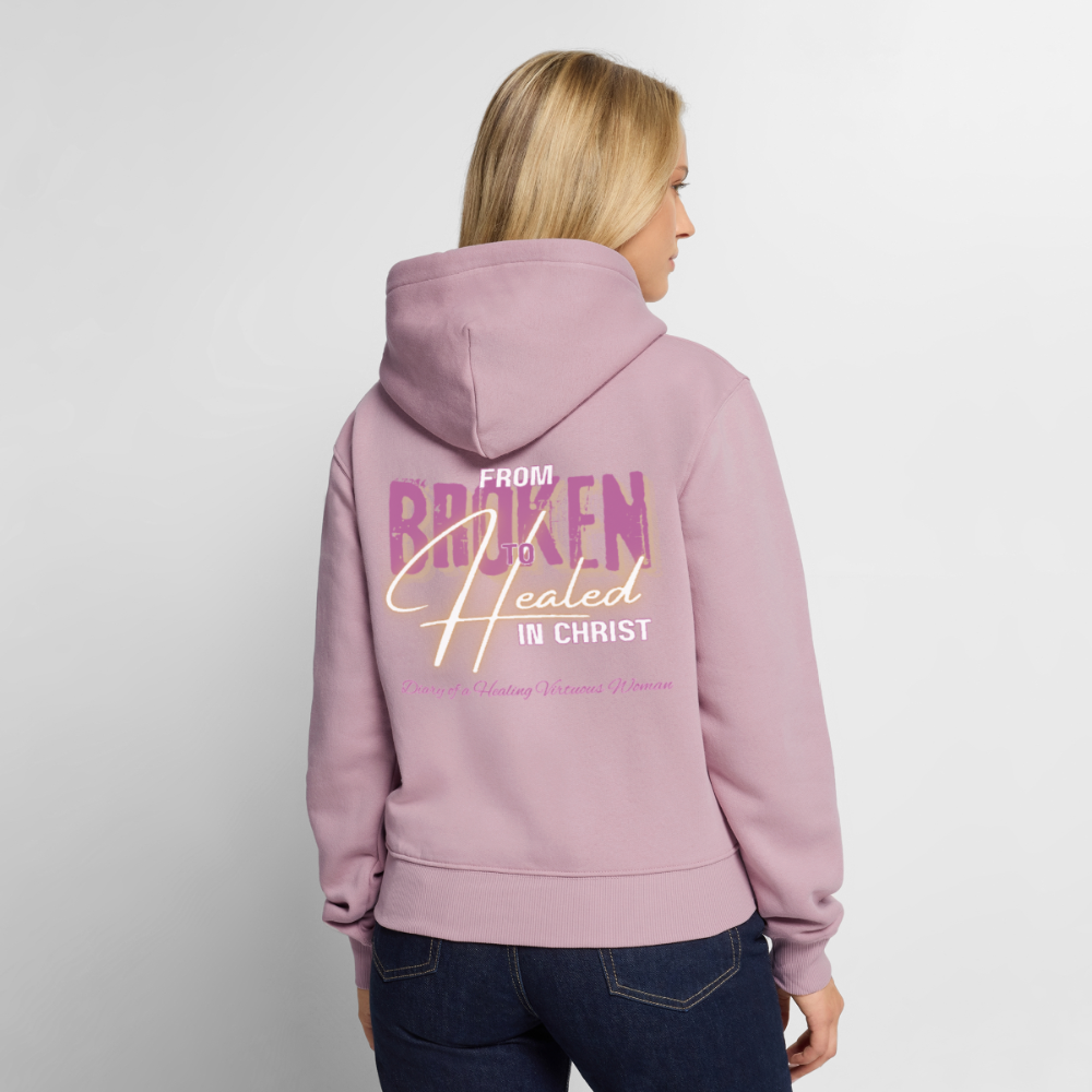“Healed in Christ” Women’s Premium Hoodie - dusty pink