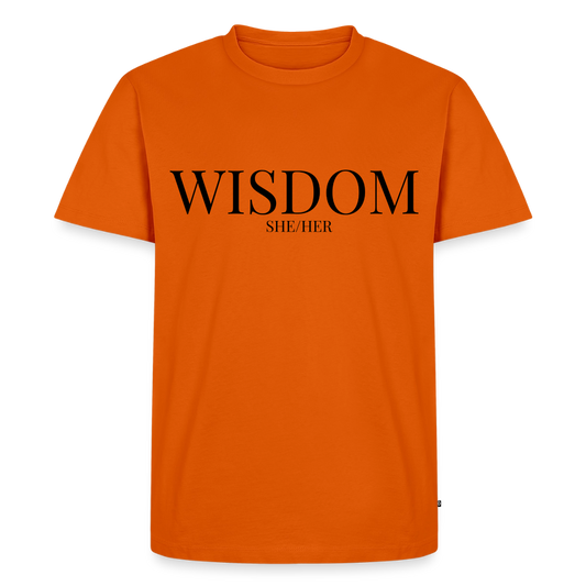 Wisdom T-shirt - orange
