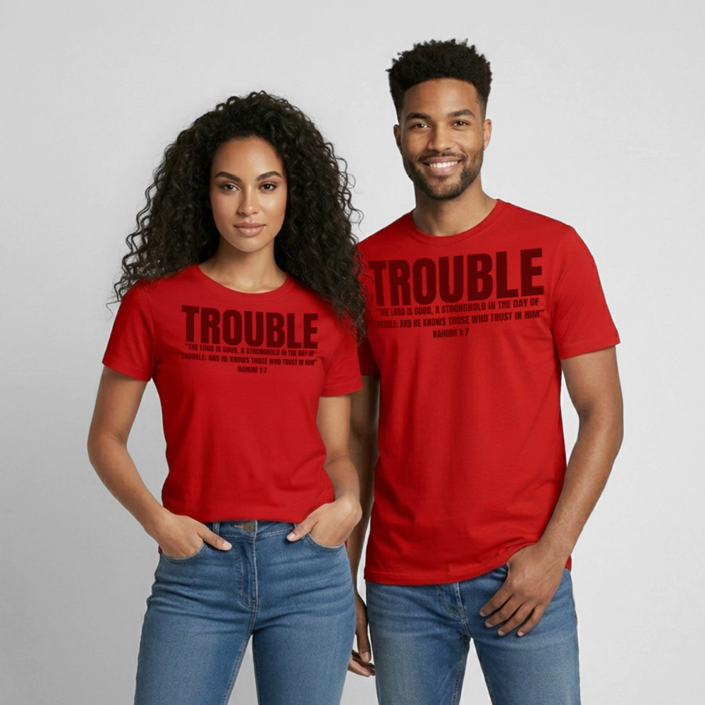 “Trouble” T-Shirt - red