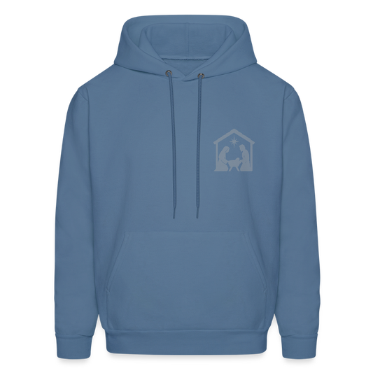 “A Savior Is Born” – Hoodie - denim blue