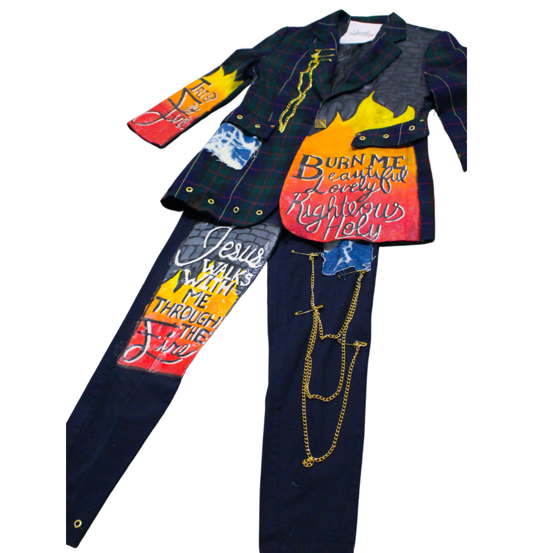 Jesus is with me through the fire pants