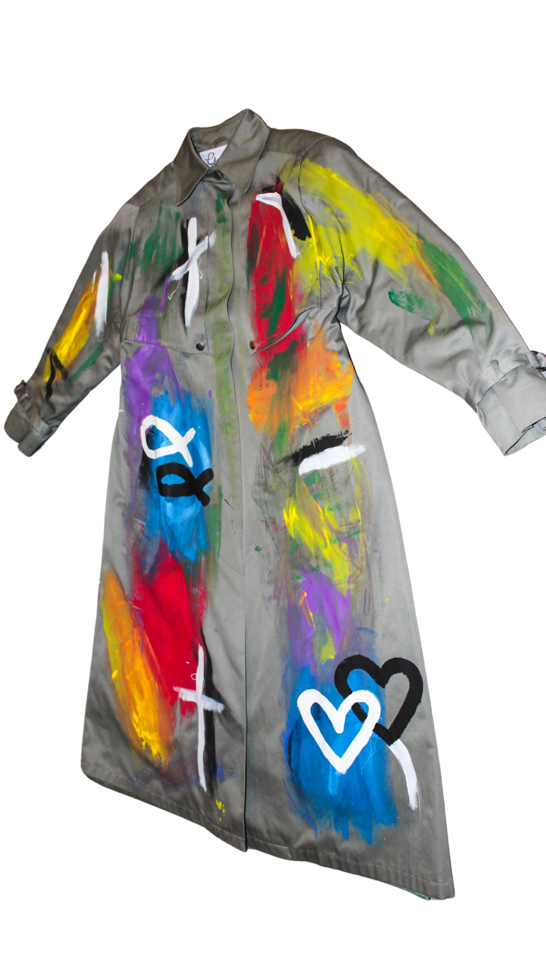 “Jesus Saves” Trench Coat