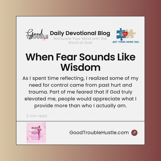 When Fear Sounds Like Wisdom