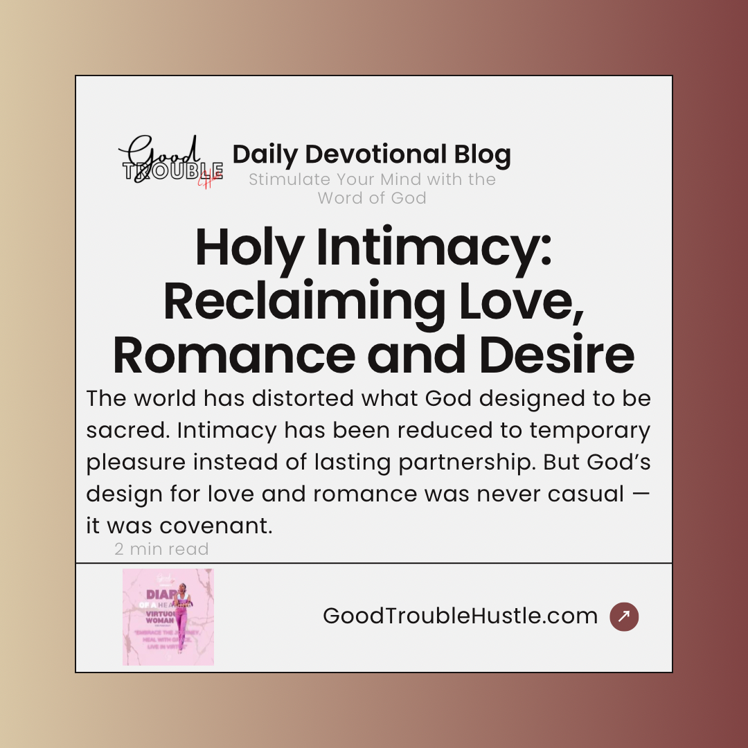 Holy Intimacy: Reclaiming Love, Romance and Desire