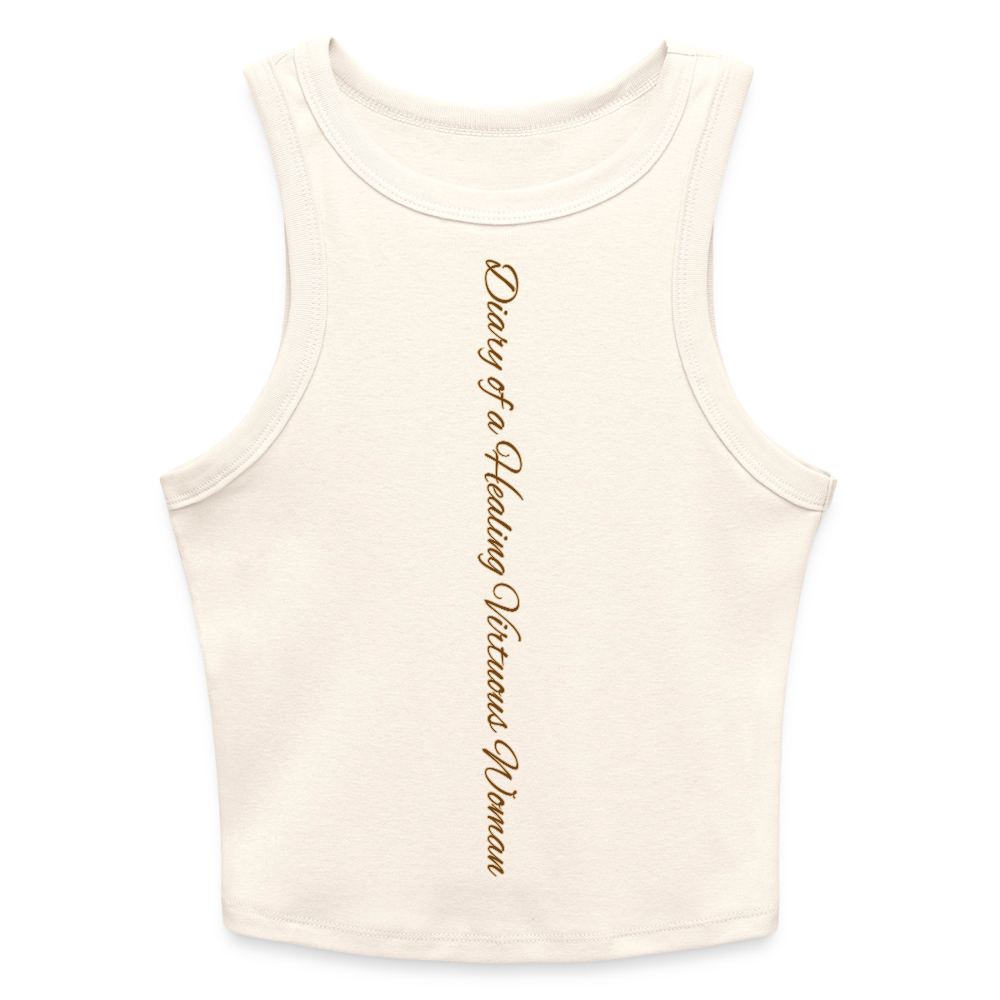 “Ruth 3:10” Slim Fit Rib Women's Tank Top - natural