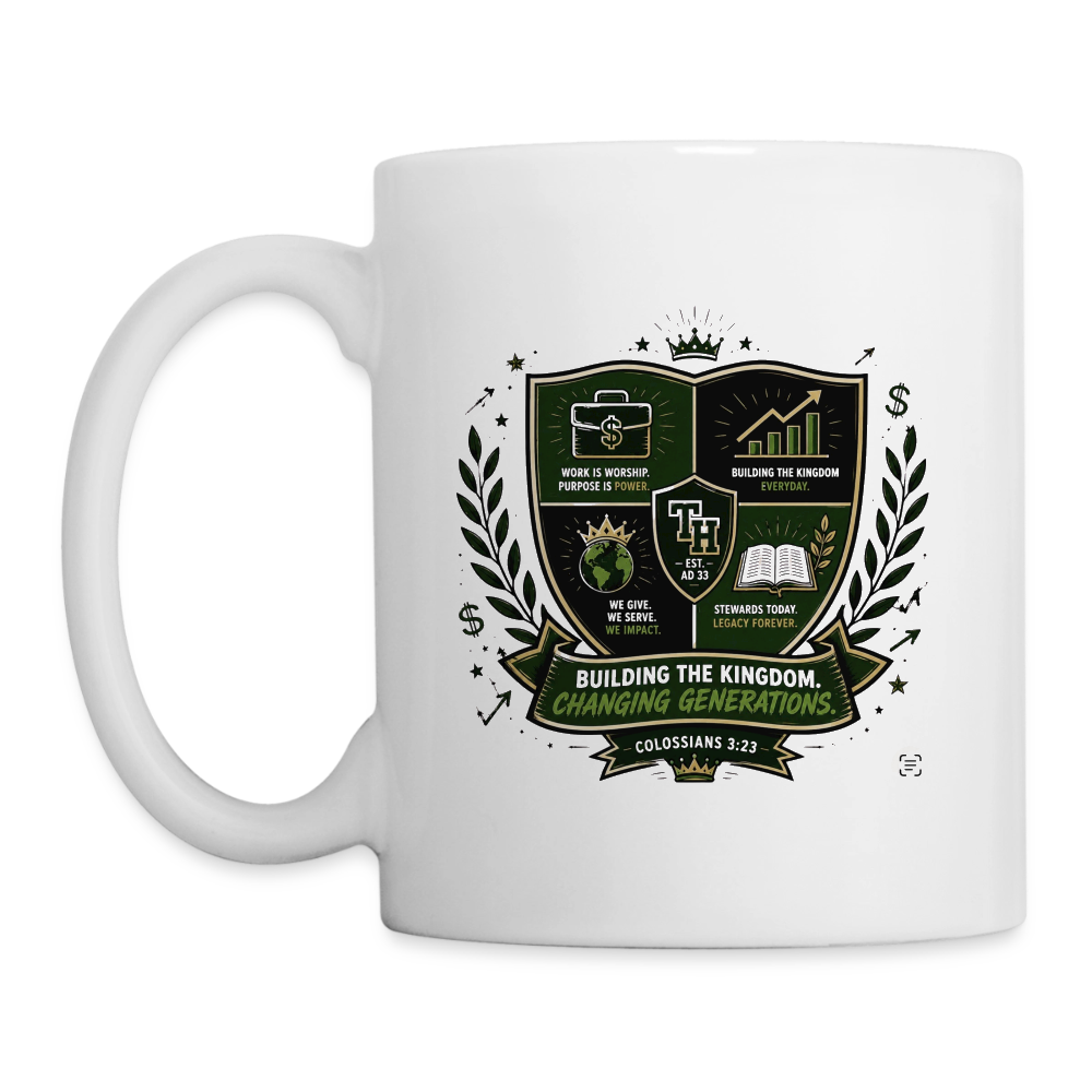 School of Kingdom Living- Hustlers Mug - white