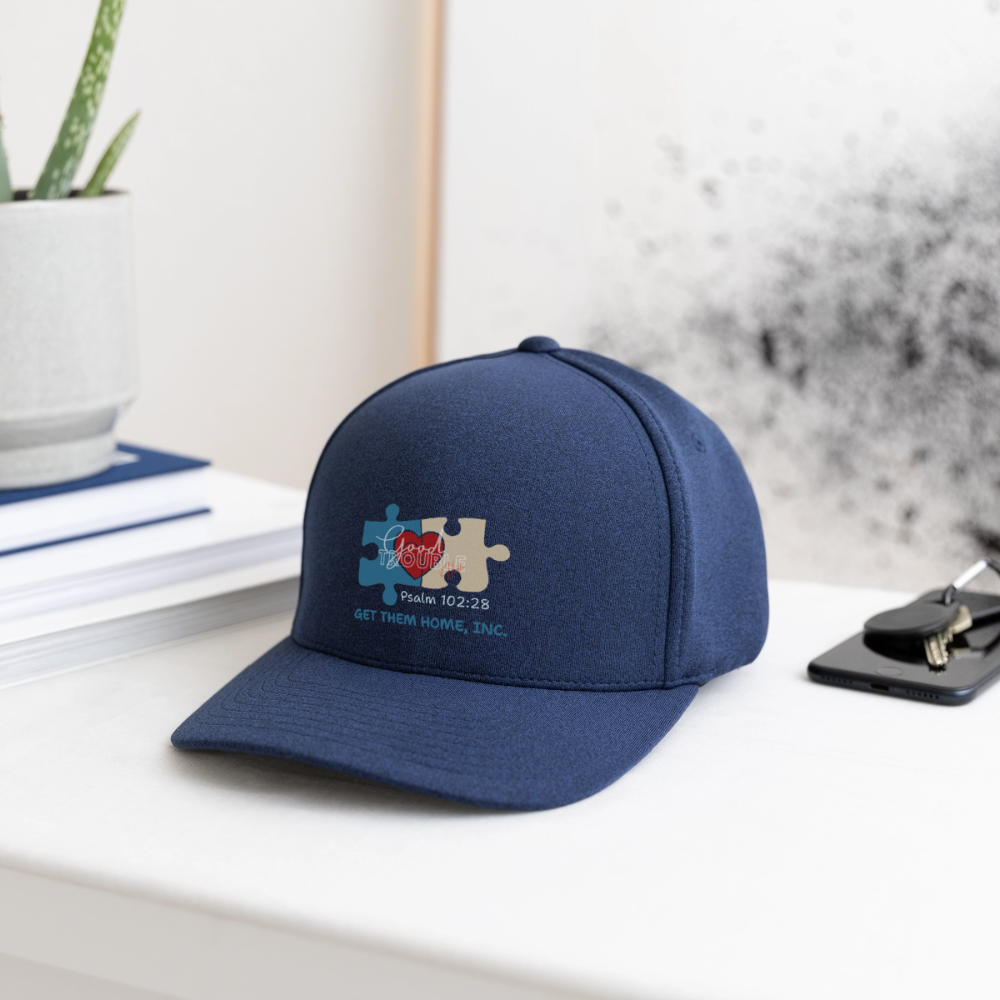 “Get Them Home”  Melange Baseball Cap - heather navy