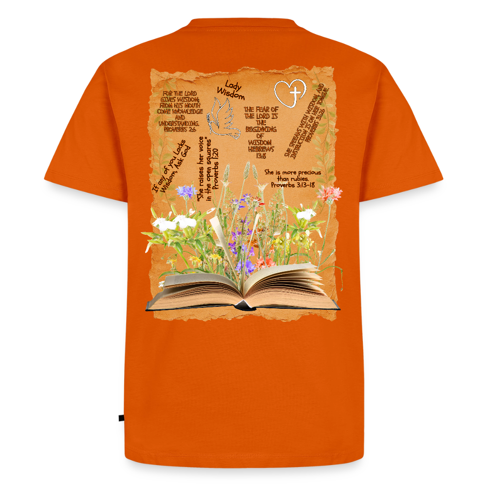 Wisdom T-shirt - orange 