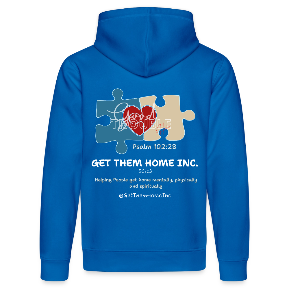 “Logo” Unisex Organic Hoodie - royal blue