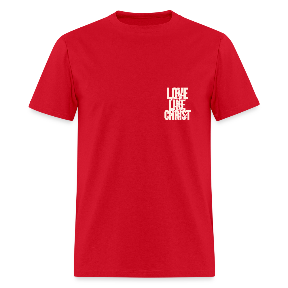 Love Like Christ Tee - red