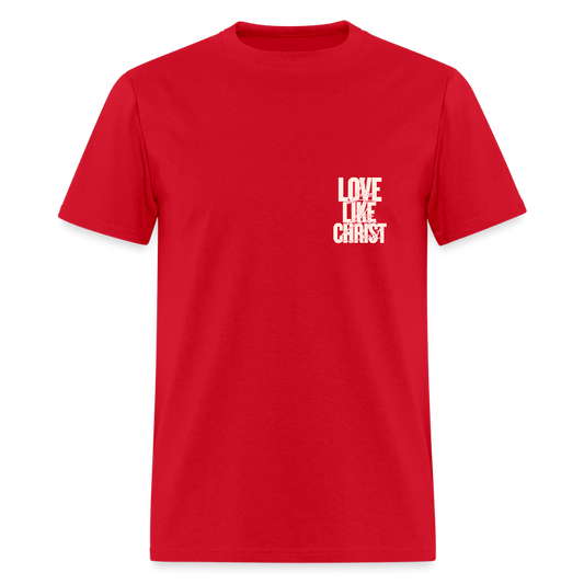 Love Like Christ Tee - red