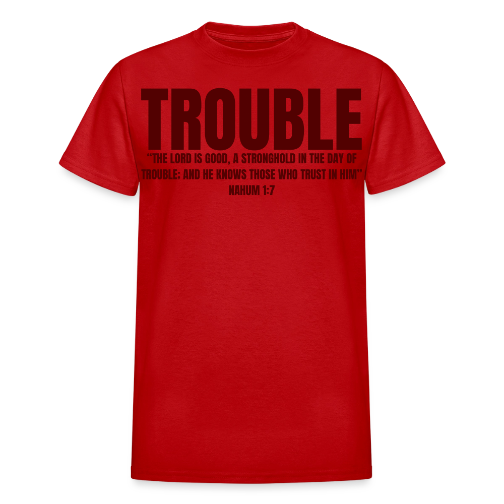 “Trouble” T-Shirt - red