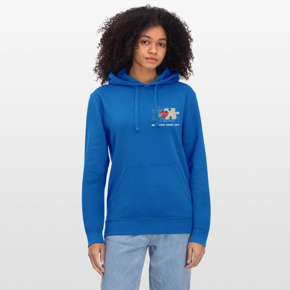 “Logo” Unisex Organic Hoodie - royal blue