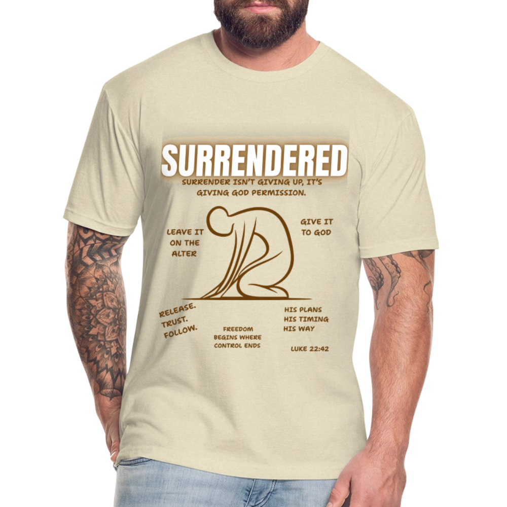 “Surrendered” T-shirt - heather cream