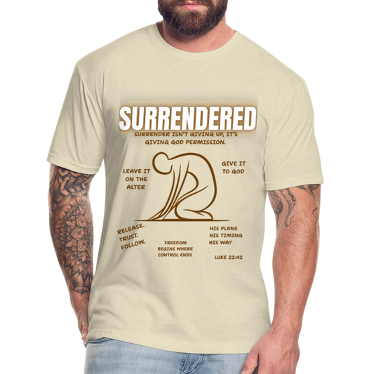 “Surrendered” T-shirt - heather cream