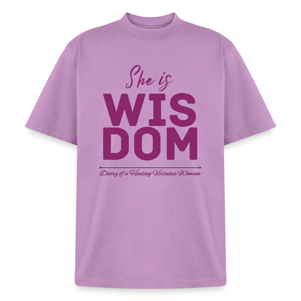“She is Wisdom” Unisex T-Shirt - lilac