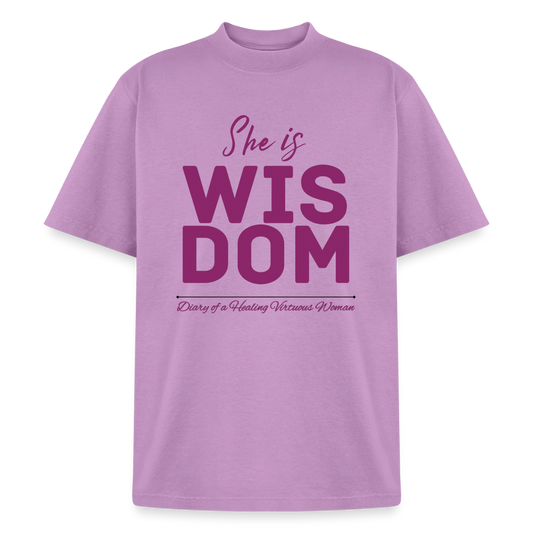 “She is Wisdom” Unisex T-Shirt - lilac