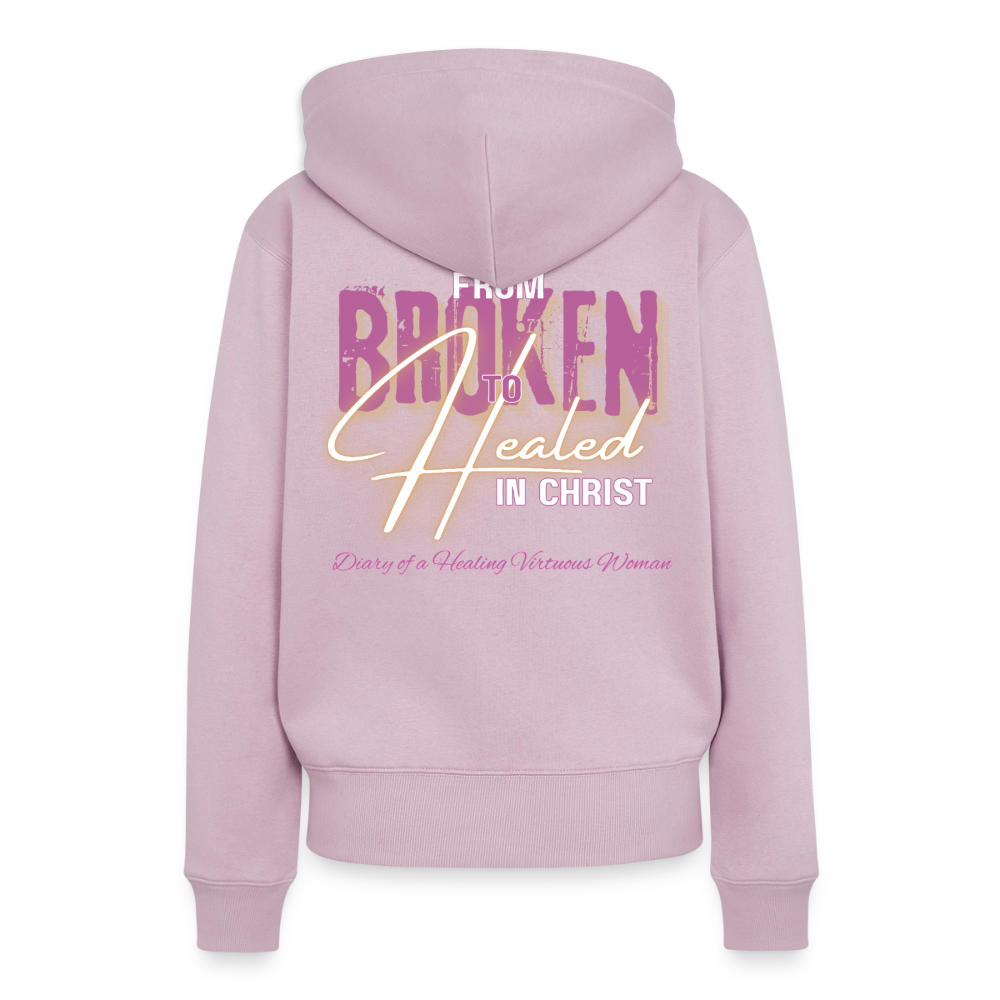 “Healed in Christ” Women’s Premium Hoodie - dusty pink