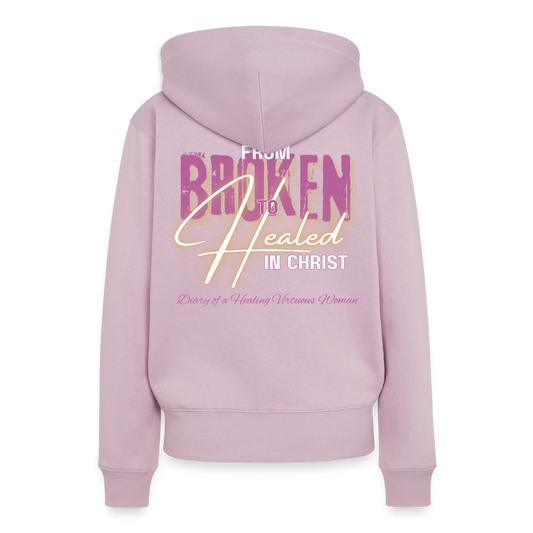 “Healed in Christ” Women’s Premium Hoodie - dusty pink