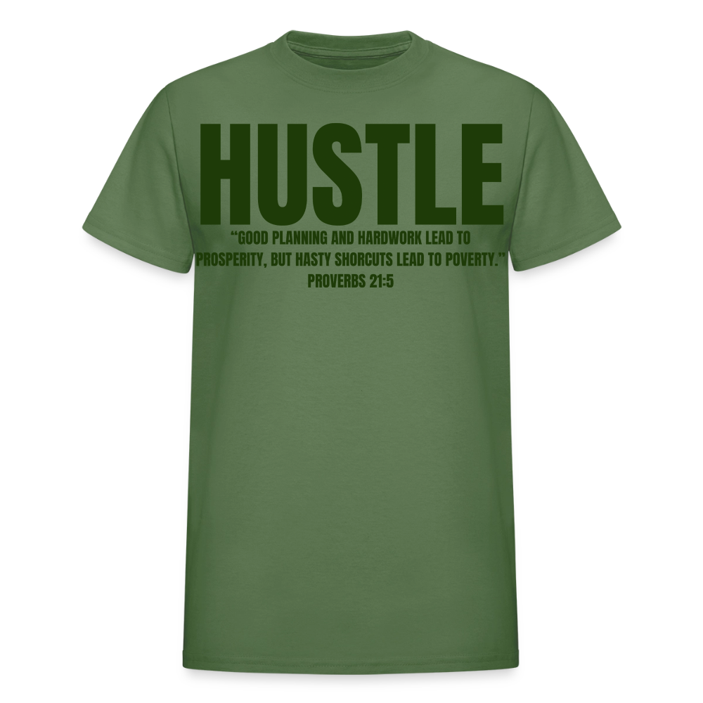 “Hustle” T-Shirt - military green