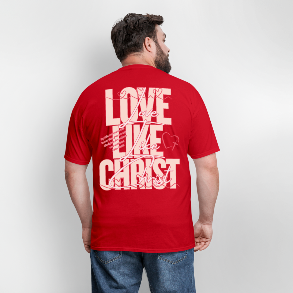 Love Like Christ Tee - red