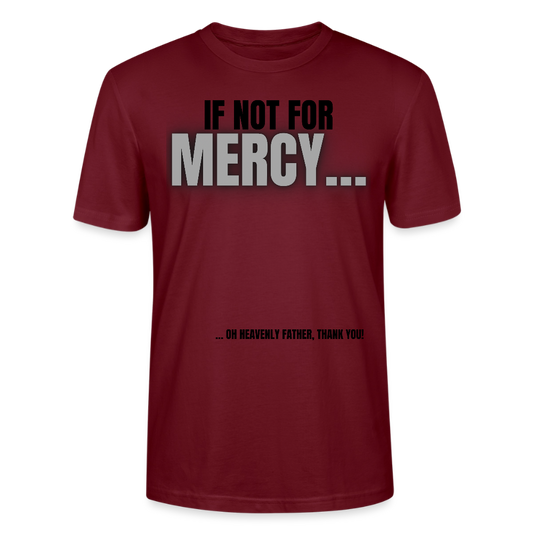 “Mercy” T-Shirt - burgundy