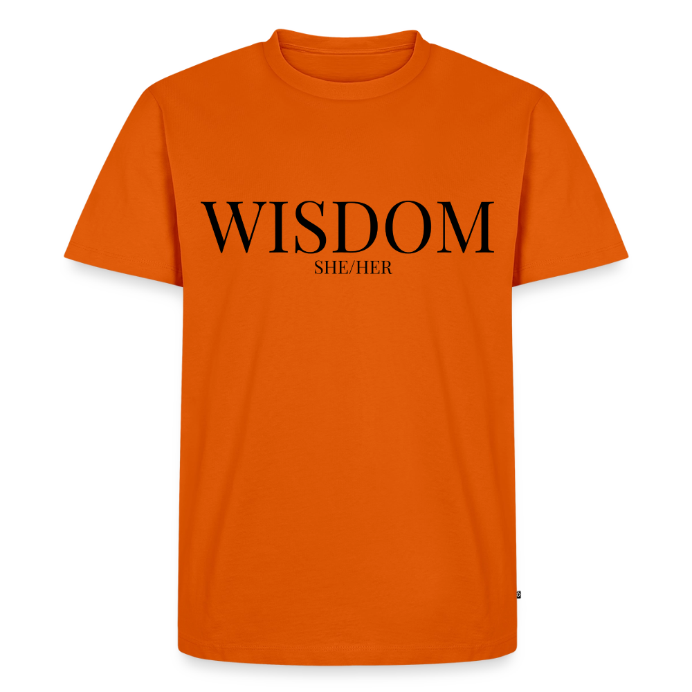 Wisdom T-shirt - orange 