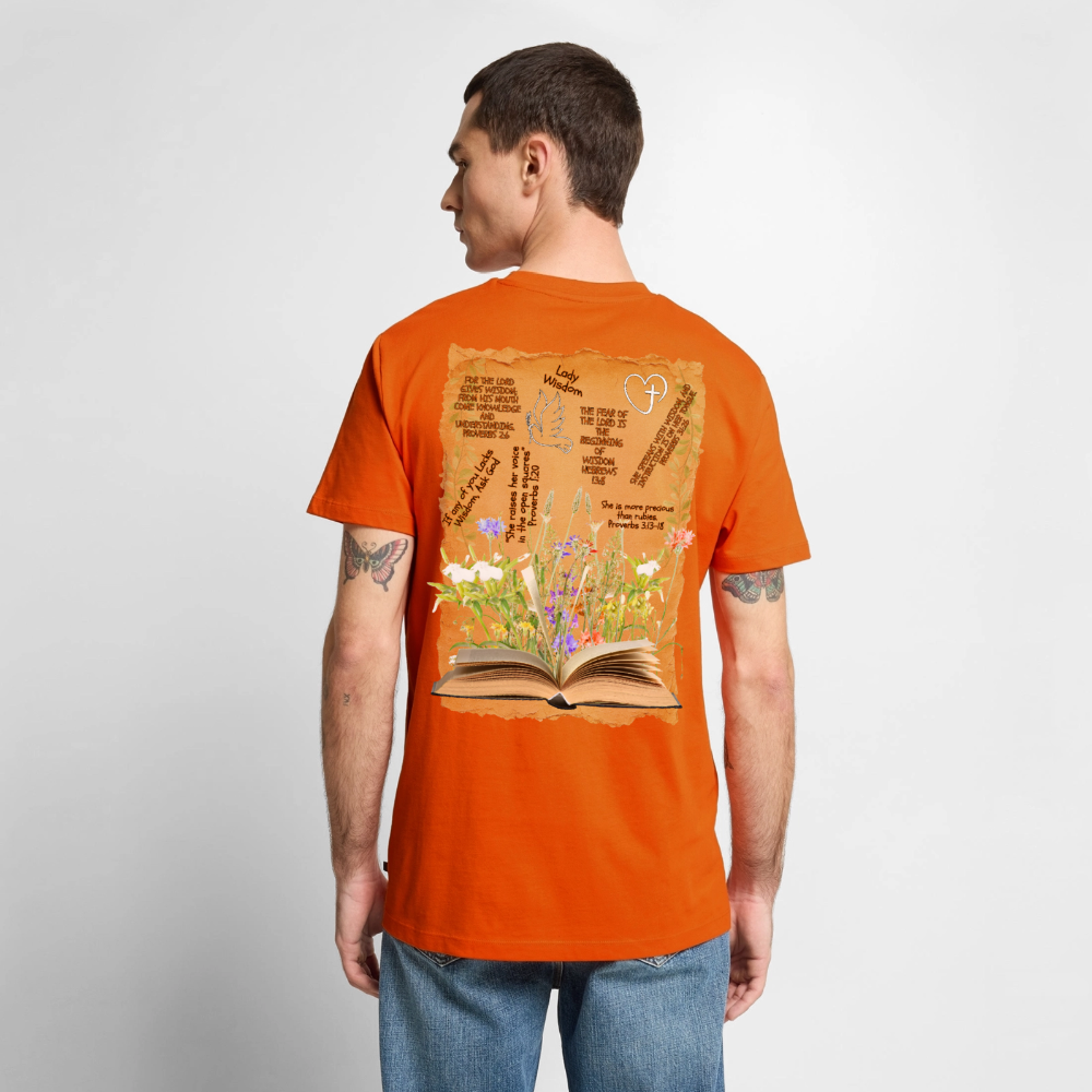 Wisdom T-shirt - orange 