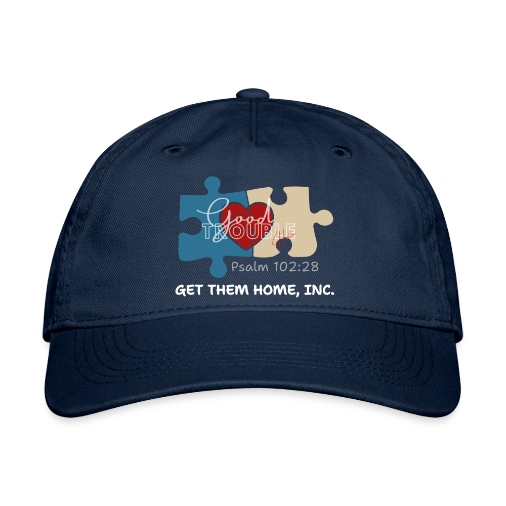 Logo- Organic Baseball Cap - navy