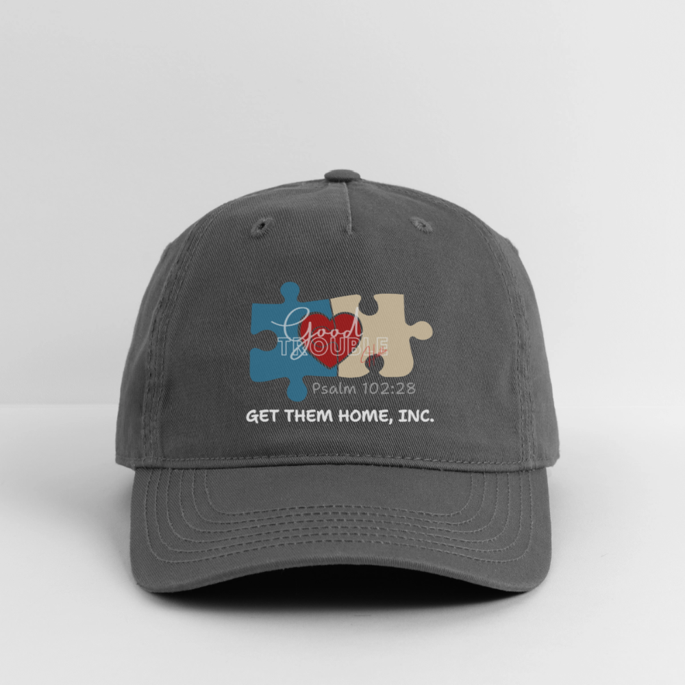 Logo- Organic Baseball Cap - charcoal