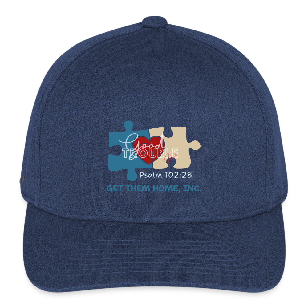 “Get Them Home”  Melange Baseball Cap - heather navy
