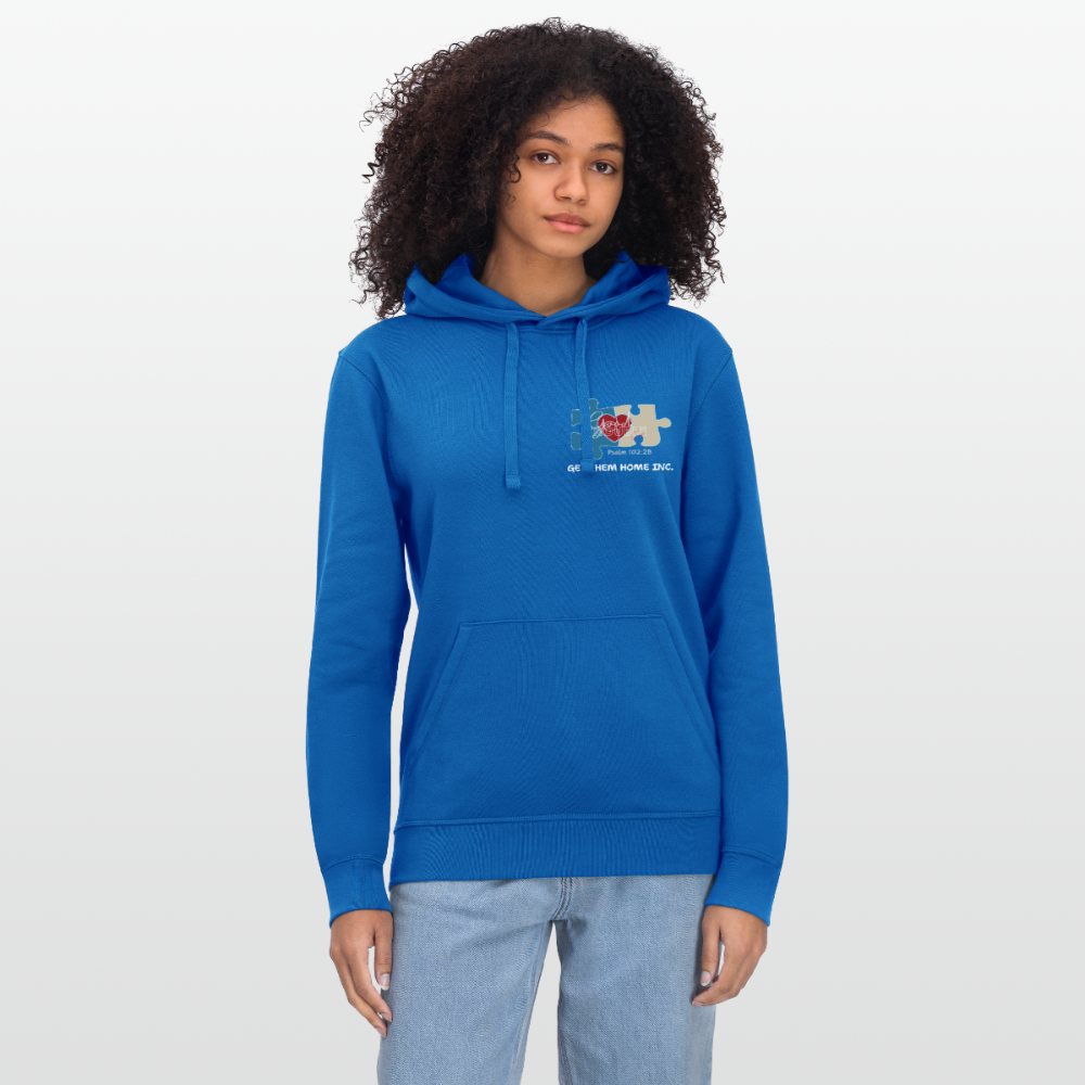 “Logo” Unisex Organic Hoodie - royal blue
