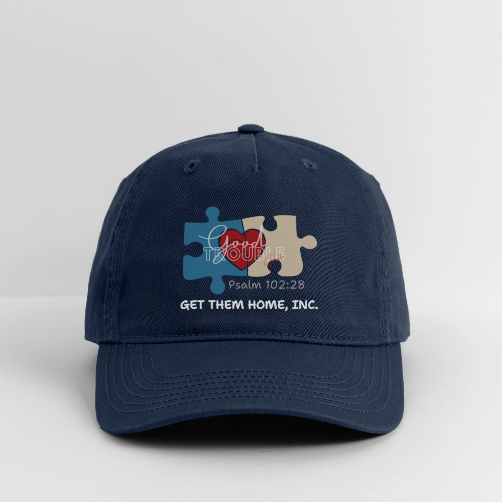 Logo- Organic Baseball Cap - navy
