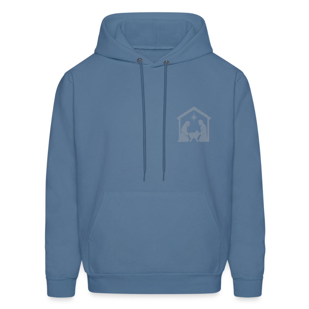“A Savior Is Born” – Hoodie - denim blue
