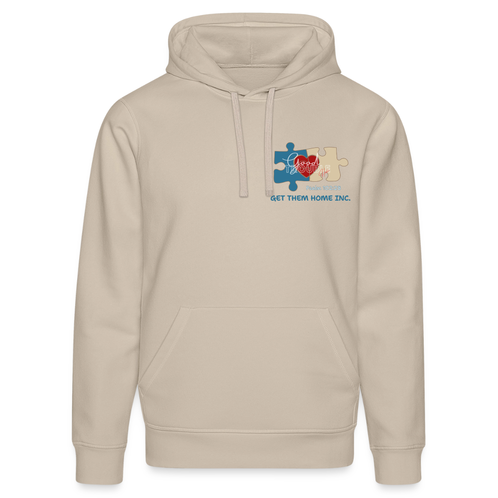 “Get Them Home” Unisex Organic Hoodie - dust